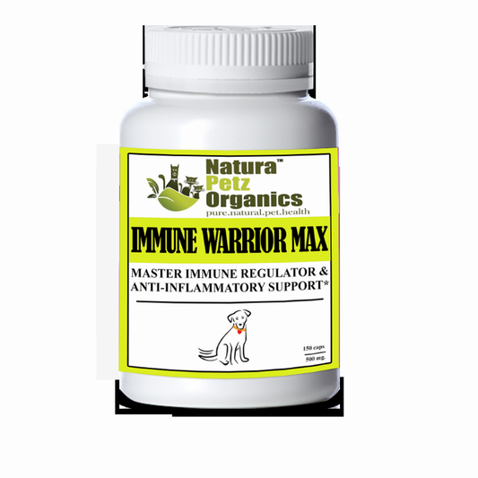 Immune Warrior Max Master Blend Capsules* Immune Regulator & Anti-Inflammatory Support* For  Dogs & Cats