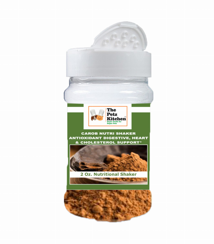 Carob Antioxidant Digestive & Cardiovascular Support* The Petz Kitchen - Organic Raw & Human Grade Ingredients For Home Prepared Meals & Treats