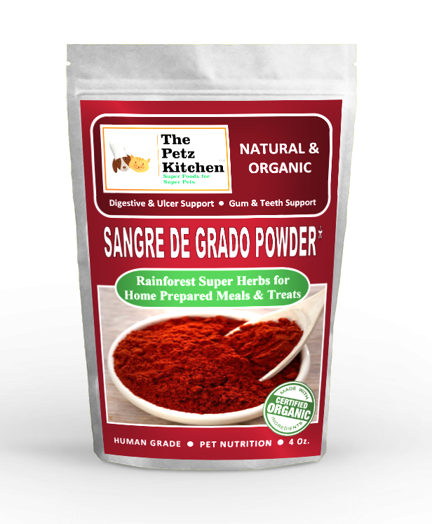 Sangre De Grado - Wound & Infection Support* The Petz Kitchen - Organic & Human Grade Ingredients & Shakers For Home Prepared Meals & Treats