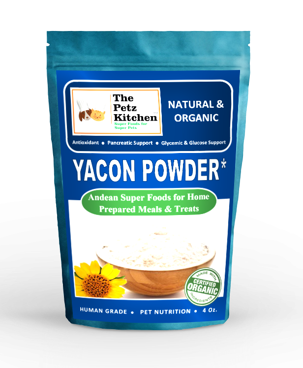 Yacon Leaf - Antioxidant Pancreatic Support* Glycemic & Glucose Support* The Petz Kitchen - Organic Human Grade Ingredients For Home Prepared Meals & Treats