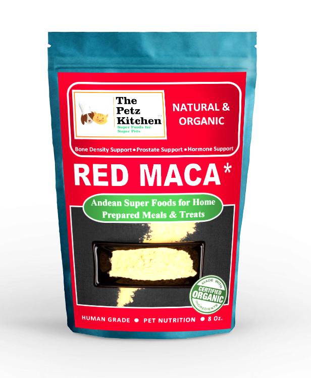 Red Maca - Bone Prostate & Hormone Support* The Petz Kitchen - Organic & Human Grade Ingredients For Home Prepared Meals & Treats