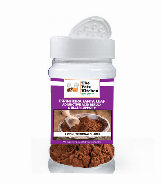 Espinheira Santa Leaf - Adjunctive Acid Reflux & Ulcer Support* The Petz Kitchen For Dogs And Cats*