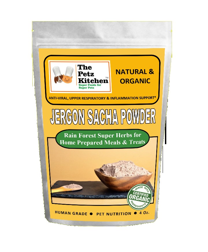 Jergon Sacha Powder - Anti-Viral, Upper Respiratory & Inflammation Support* The Petz Kitchen
