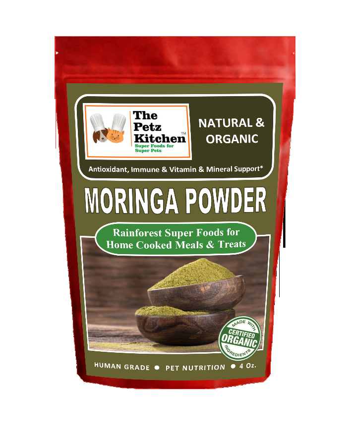 Moringa Leaf Powder Organic Antioxidant Vitamin & Mineral Support* The Petz Kitchen Super Foods